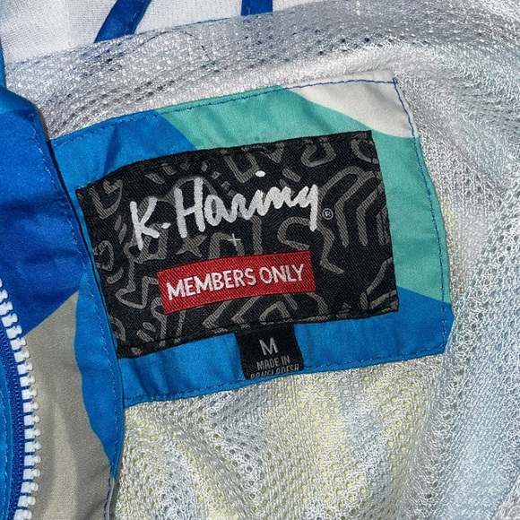 Keith Haring Members only windbreaker - Picture 3 of 6